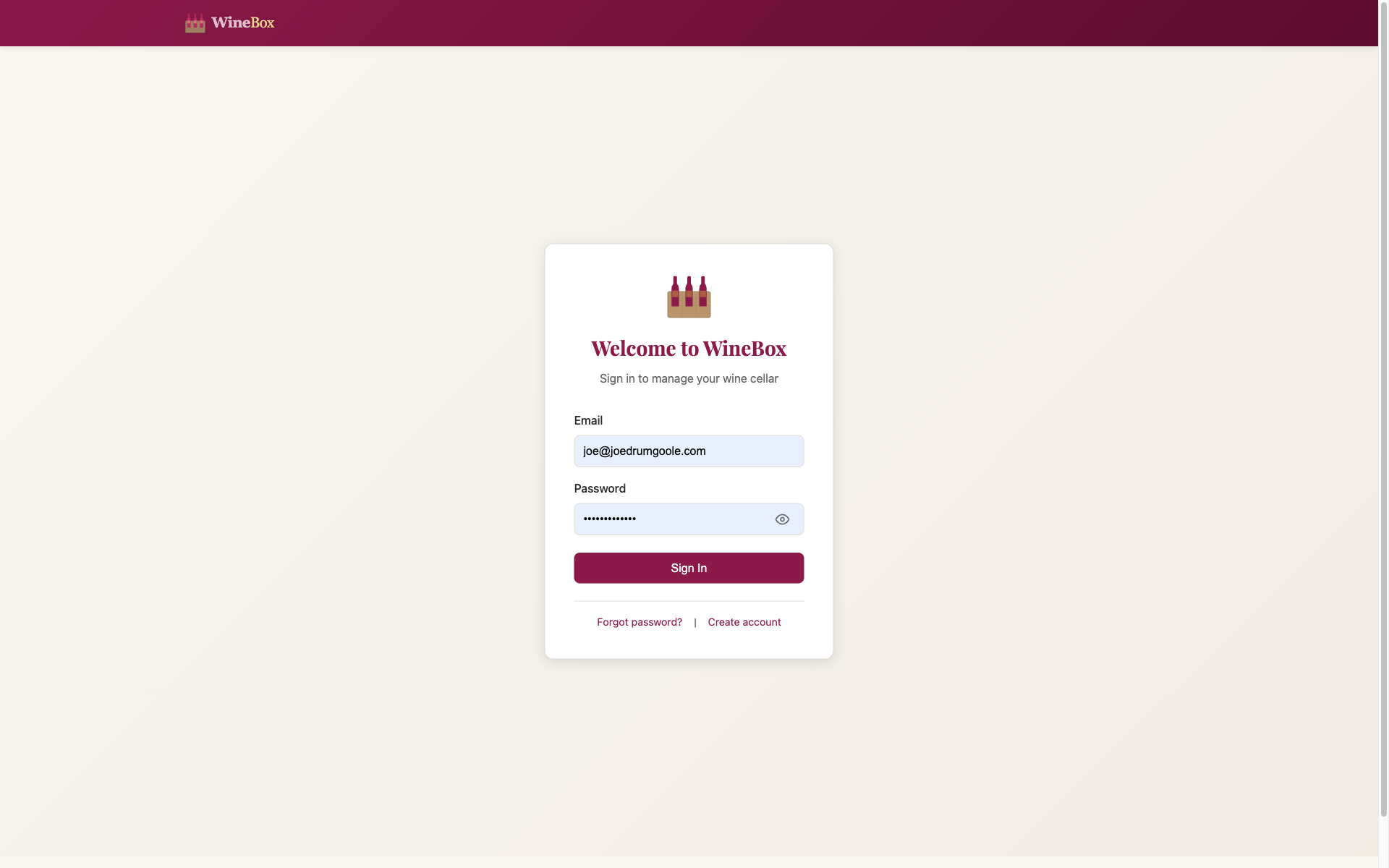 Login Page